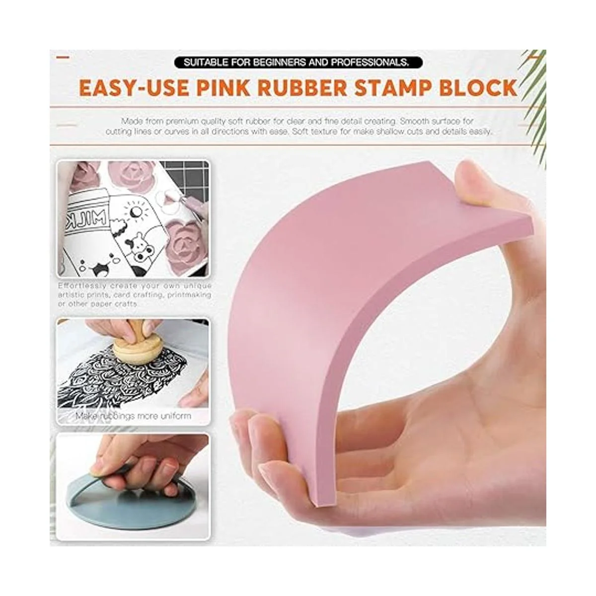 Rustark Kit de fabricación de sellos de goma de 42 piezas_3