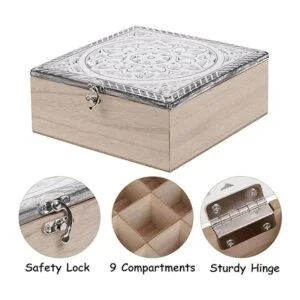 Caja de té para bolsa de té organizador de bolsitas de_6