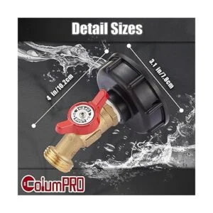 ColumPRO Adaptador IBC sin plomo de 275 a 330 galones_4