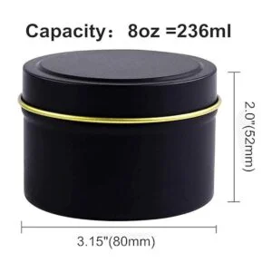 SONVIIBOX Paquete de 24 latas de velas de 8 onzas latas_2