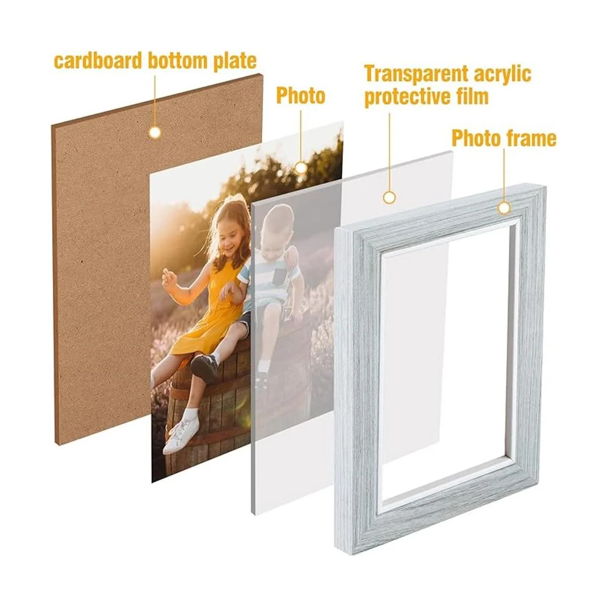 5 portarretratos plegables de 4 x 6 pulgadas marco de_6