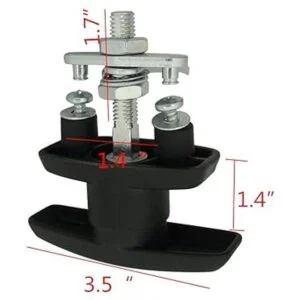 Juego de 2 piezas de cerradura de puerta con manija en T_5