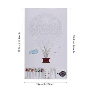 Woohome Kit de 48 piezas de papel Quilling para hacer_4