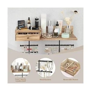 VINAEMO Organizador de joyas para colgar en la pared con_3
