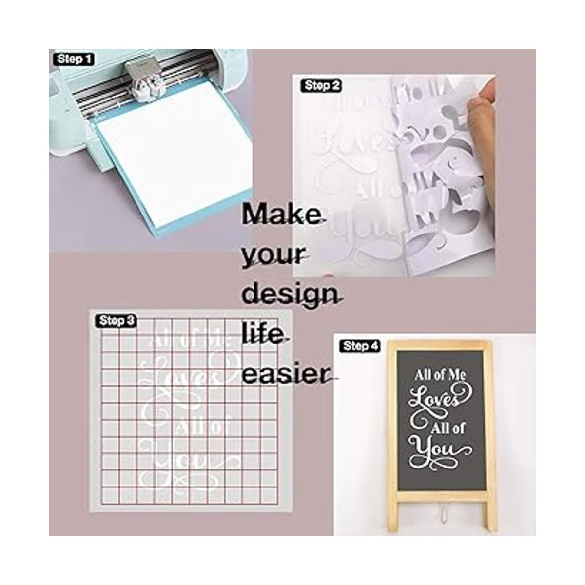 HTVRONT Vinilo permanente blanco para Cricut Rollo de_6