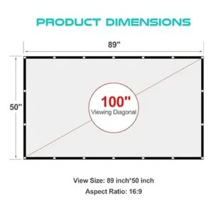 Pantalla de proyección de video de 100 pulgadas pantalla_3