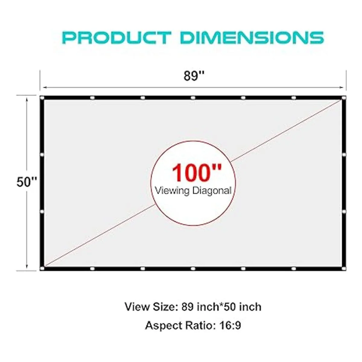 Pantalla de proyección de video de 100 pulgadas pantalla_3