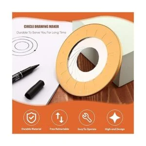 Máquina de dibujo circular plantilla circular de aleación_4