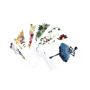 Woohome Kit de 48 piezas de papel Quilling para hacer_6