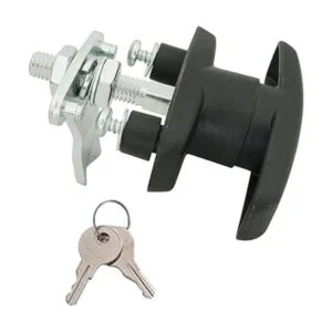 Juego de 2 piezas de cerradura de puerta con manija en T_4