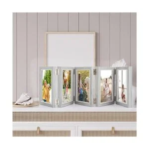 5 portarretratos plegables de 4 x 6 pulgadas marco de_5