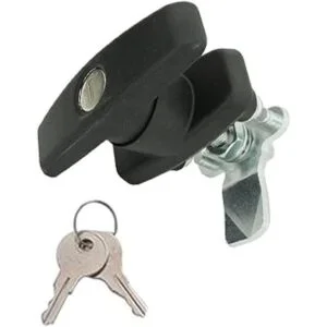 Juego de 2 piezas de cerradura de puerta con manija en T_6