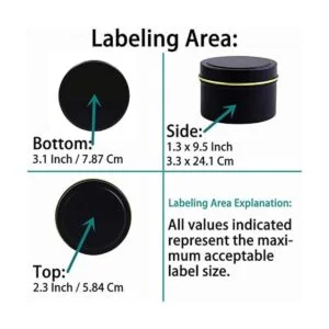 SONVIIBOX Paquete de 24 latas de velas de 8 onzas latas_3