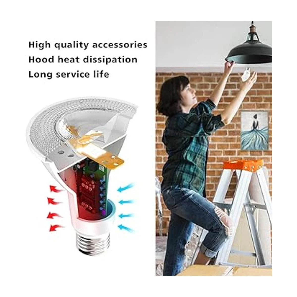 Bombilla LED Par20 de 7 W equivalente a 50 W con_4