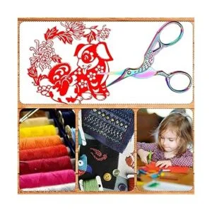 Tijeras de bordado tijeras de cigeña arco iris tijeras_3