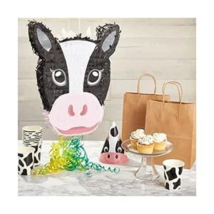 Piñata de cuerda de vaca para decoraciones de fiesta de_2