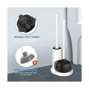 uptronic Desatascador y cepillo de inodoro cepillo de_3