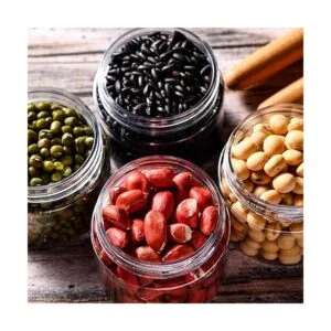 24 tarros de plástico transparente vacíos con tapas_4