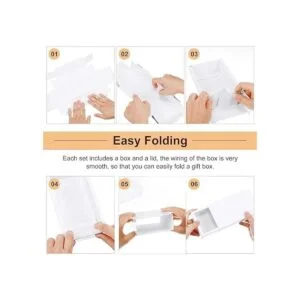 Zonon Caja de cajón de papel kraft de 30 piezas mini_4