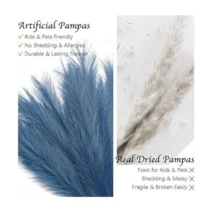 ZIFTY 7 unidades de hierba de la pampa artificial de 38_5