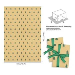 Papel de regalo de Navidad 20 hojas de papel de regalo_2