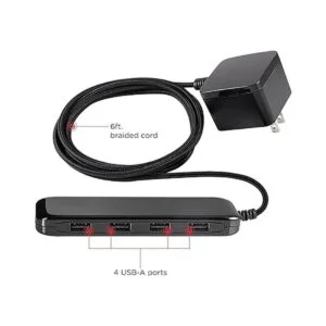 UltraPro Estación de carga USB de 4 puertos cable_2