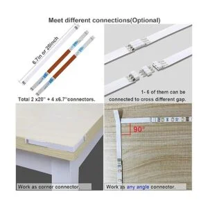 Wobane Luces para debajo del gabinete kit de iluminación_7