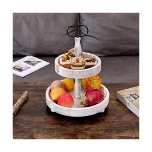 SWT8CAI Bandeja rústica de 2 niveles para pasteles centro_4