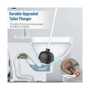 uptronic Desatascador y cepillo de inodoro cepillo de_2