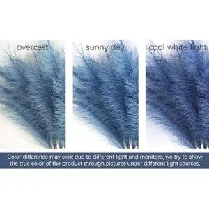 ZIFTY 7 unidades de hierba de la pampa artificial de 38_2