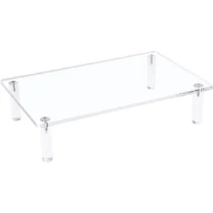 Sumerflos Soporte para monitor de acrílico transparente_1