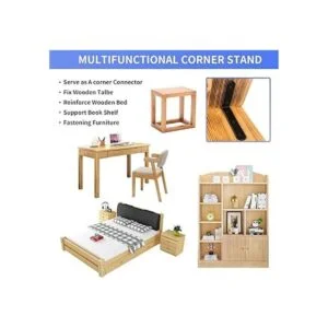 20 soportes de estante resistentes para esquinas de_4