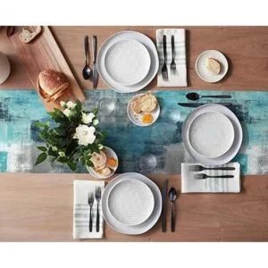 Camino de mesa turquesa camino de mesa verde azulado y_3