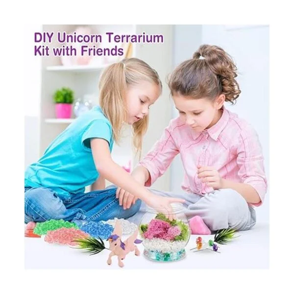 Kit de terrario iluminado para niños con juguetes de_3