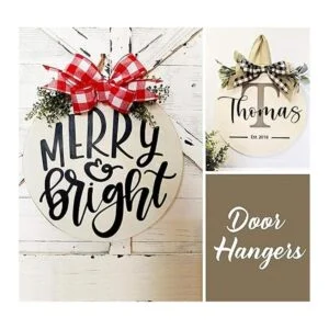 ilauke Círculos de madera para manualidades 4 piezas de_5