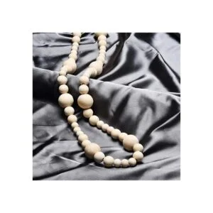 2 guirnaldas de cuentas de madera de Navidad de 86_6