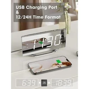 Reloj despertador doble con agitador de cama para adultos_6