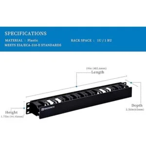 RackPath Conducto de gestión de cables de plástico de 19_2