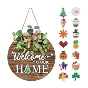 Señal de bienvenida de temporada intercambiable para_1