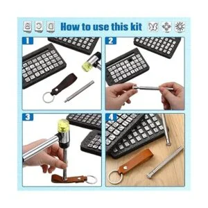 70 piezas de herramientas de estampado de cuero incluyen_4