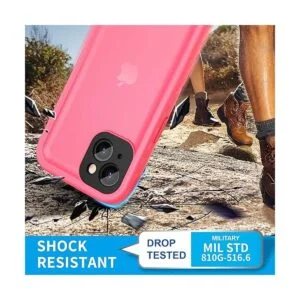 Cozycase Funda impermeable compatible con iPhone 13 de_4