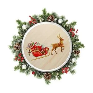 ZOEYES Paquete de 20 hojas redondas de madera de 12_4