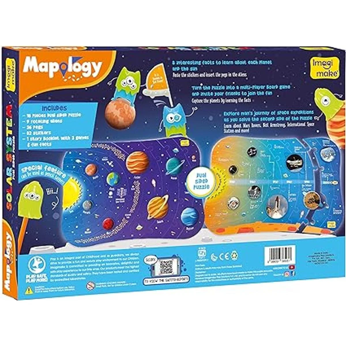 Mapology Solar System Puzzle Ayuda para aprender y_6