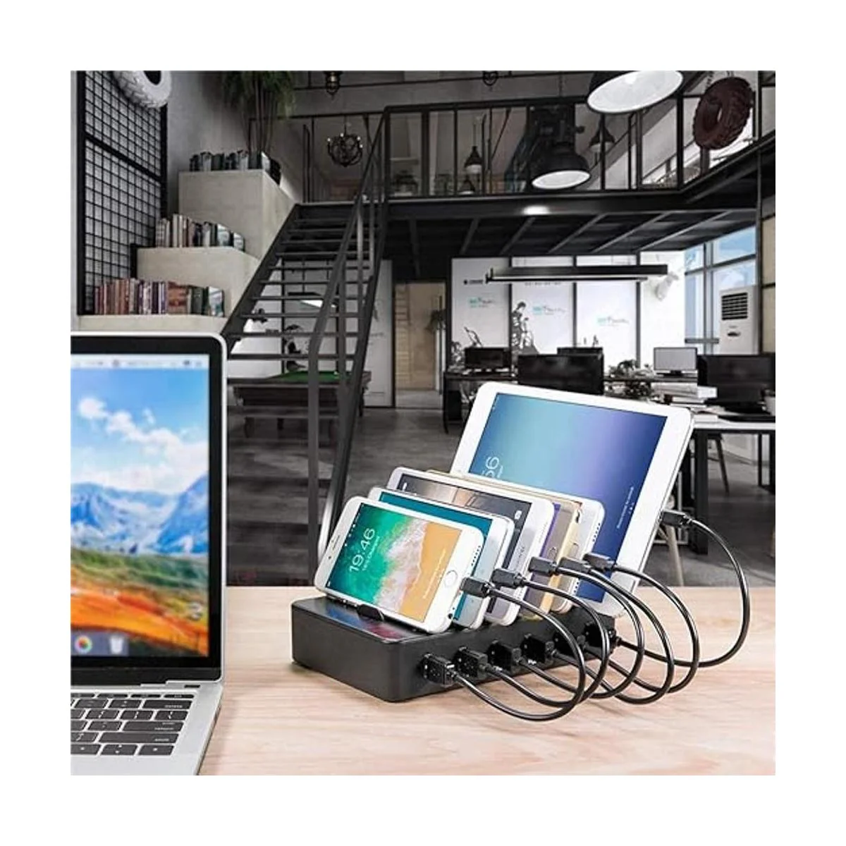 Estación de carga rápida para múltiples dispositivos 6_5