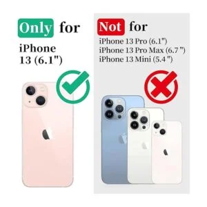 Cozycase Funda impermeable compatible con iPhone 13 de_2