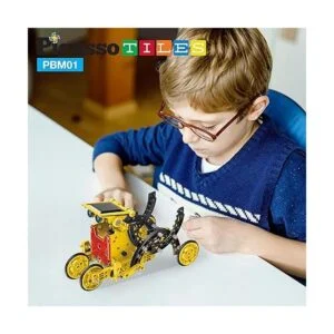 PicassoTiles STEM Robot transformador alimentado por_2