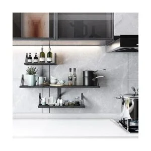 YGEOMER Estantes flotantes juego de 4 repisas de_2