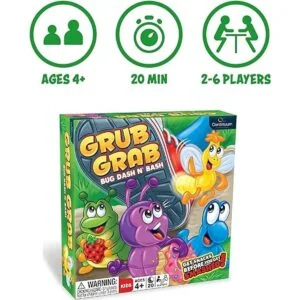 Grub Agarre Bug Dash and Bash divertido juego de mesa_6