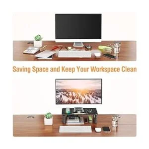 ELIVED Paquete de 2 soportes elevadores para monitor 3_3