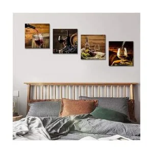 Artscope 4 impresiones en lienzo para pared pintura_5